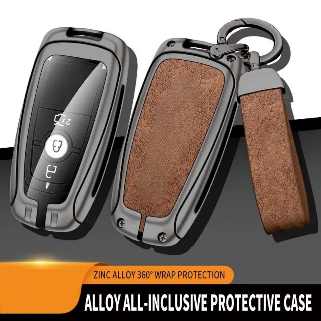 Zinc Alloy Car Remote Key Case For Ford Raptor F150 Remote Control Protector For Ford F-150 Raptor Car Key Cover Car Accessories
