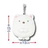 Hatayama Shoji Sumikko Gurashi Reel Pass Case with Polar and Fried Shrimp Perfect for Commuting or Cute Polar H15 X W13cm Die-Cut Bear, Cat, Lizard,