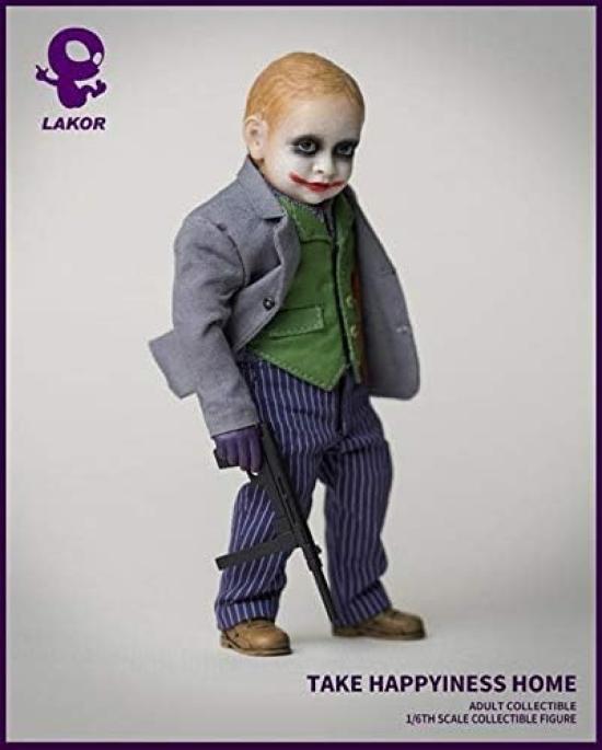World Box Laker Baby Scale Figure Joker Baby The Dark Knight Movie Child Figure Baby Joker Toy 1/6 2.0