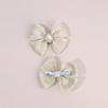2Pcs Crystal Bow Hair Clips Elegant Sparkling Stripe Hairpins Girls Women Children Korean Style Headwear Headdress Accessories