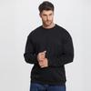 Dibinze Men's Plus Size Cotton Blend Crewneck Sweatshirt