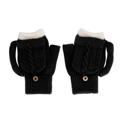 2 PEÇAS Luvas Aquecidas por USB Luvas de Tricô com Aquecimento Dupla Face Temperatura Luvas Térmicas
