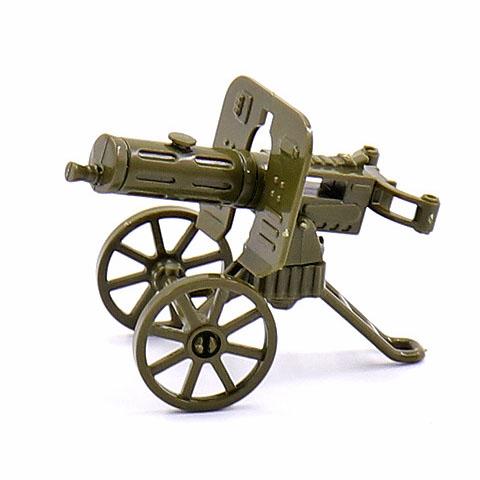 MOC WW2 Militärpistole Kanone Bausteine Schwere Waffen Kriegsszene Soldaten Armee Figuren Zubehör Waffen Steine Spielzeug