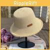 Letter Pattern Womens Wide Brim Sun Hat With Adjustable Fit For Spring And Summer