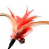 2pcs Cat Toy Bell Feather Funny Cat Rod  Toys Interactive Accessories Pet   Supplies