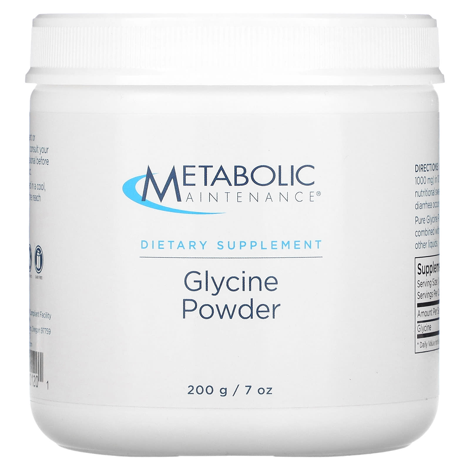 

Glycine Powder, 200G(7Oz)