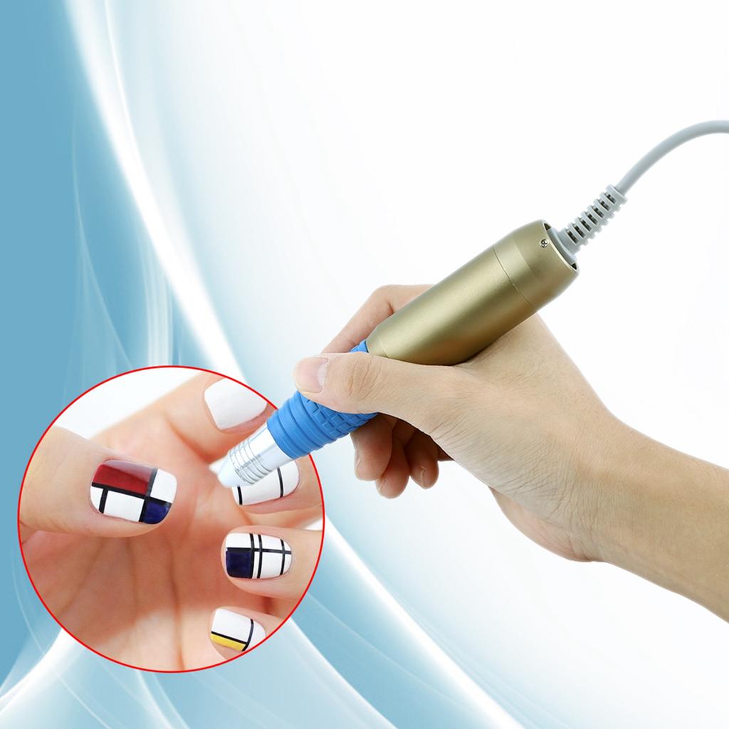 25,000 RPM Electric Nail Drill Handpiece, High Quality Mat Ial, Low Noise, Lightweight Design, with Ov Ht , for Manicure Pedicure Nail Art