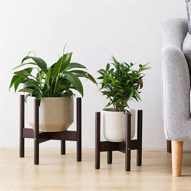 ABWR-Nordic Flower Pot Rack Floor-Standing Rack Balcony Living Room Green Radish Pot Rack