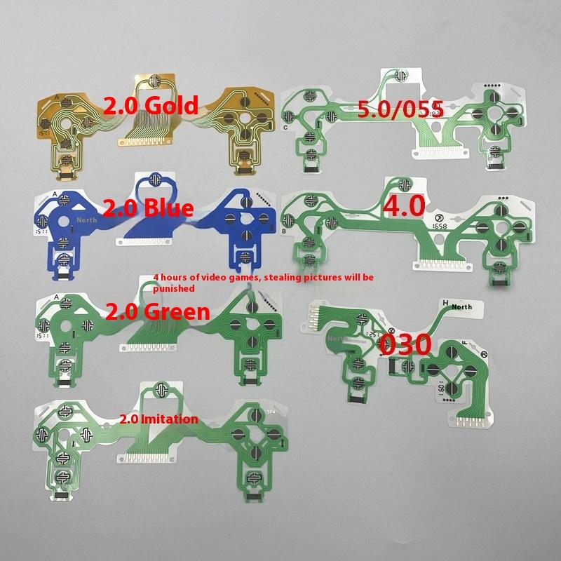 1Pcs Game Console Diy Accessories Replacement For   2.0 Controller Conductive Film Pcb Circuit Keypad Flex Cable