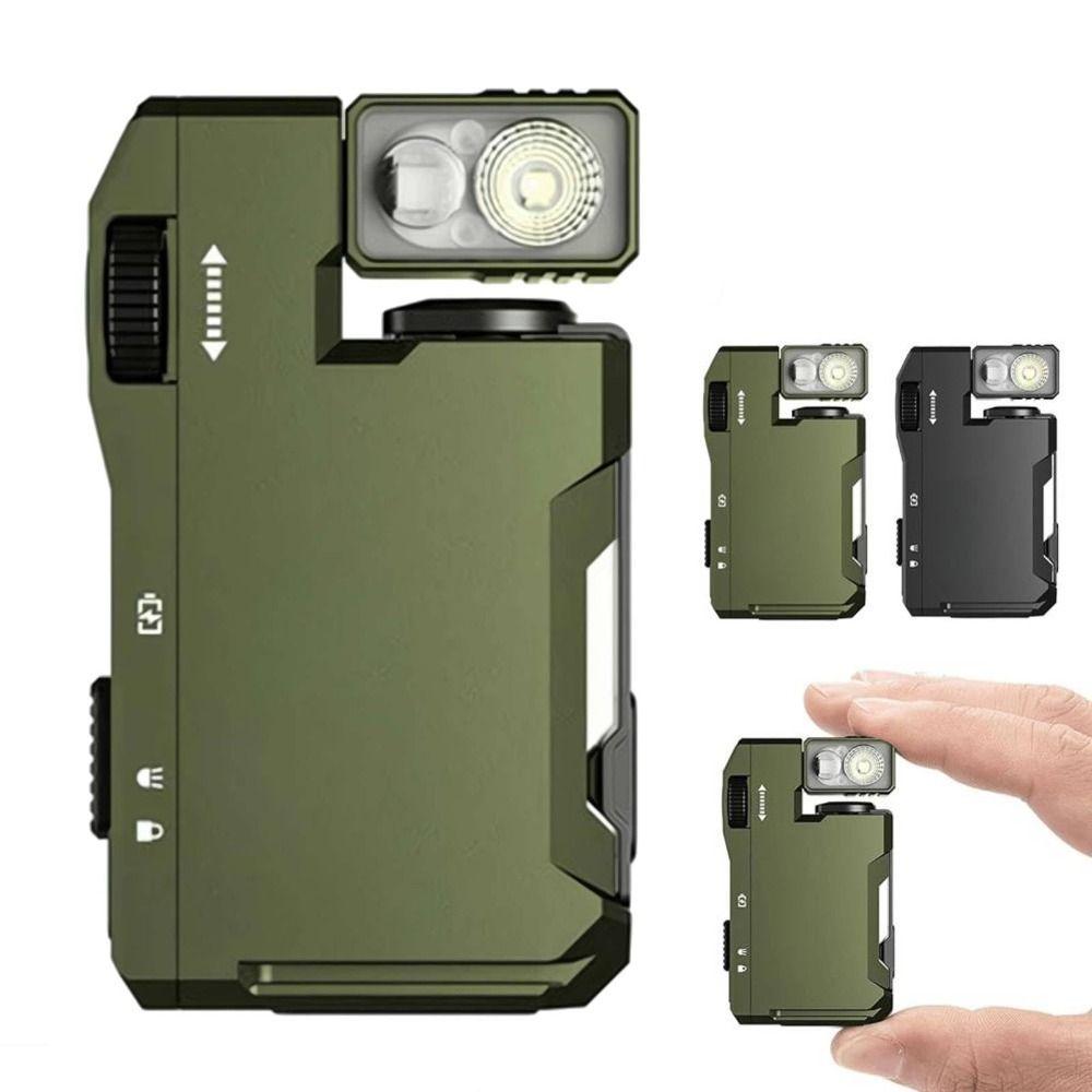 G5 Rechargeable Keychain Flashlights Ultra Bright Magnetic EDC Torch with 180° Rotation & Dual Light Work Light