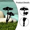 Decor for Garden Iron Ornament Flower Pot Sign Outdoor Space
