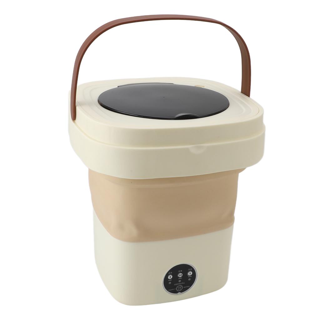 Portable Washing Machine 8.5L Large Capacity Foldable Laundry Machine Mini Washing Machine for Baby Clothes Underwear