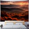 Wanddekoration Zuhause Wandteppich Sonnenuntergang Berg Fluss Hintergrund Büro Wohnzimmer Wandteppich