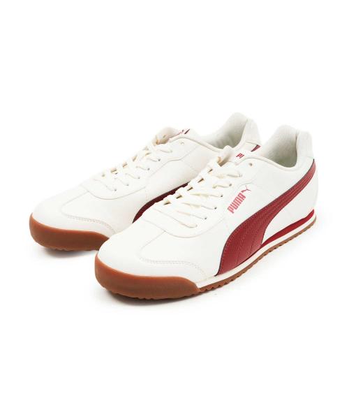 [PUMA] PUMA Turino II - Warm White:Intense Red 402049-03 [Shipped from Korea] 100% Authentic