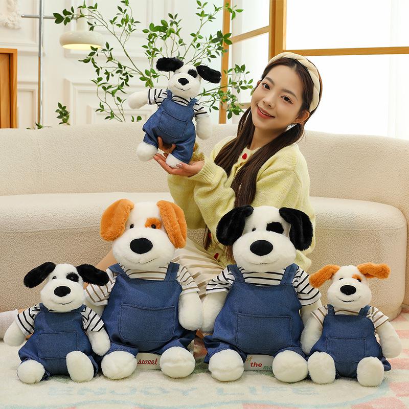 

Cartoon Bus Dog Plush Toy in Cute Sweater 28cm, 0.24kg