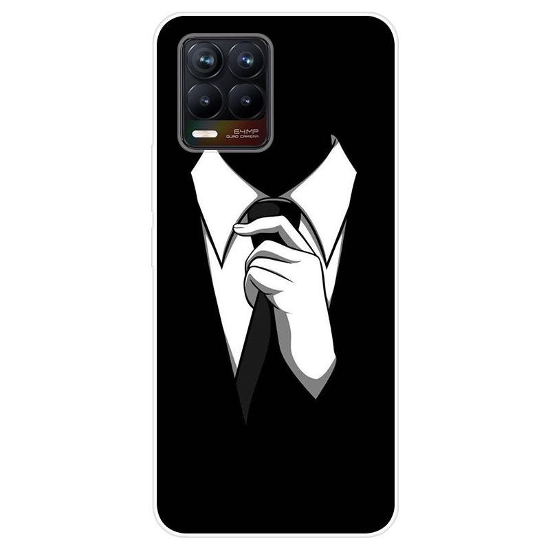 Cover JIENI Per Realme 8 Pro + 2 Pellicole Vetro Temperato: Custodia Silicone Trasparente Con Disegno Lupo Solitario, Protettiva E Antigraffio - 4