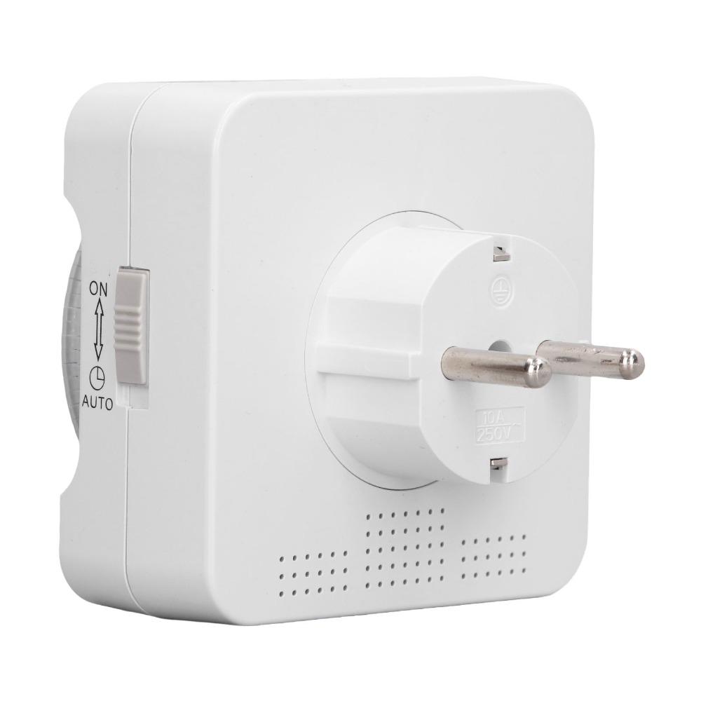 Sturdy EU 230V Timer Socket 7.8x7.8cm Mechanical Power Timer Timing Switch Industrial Use