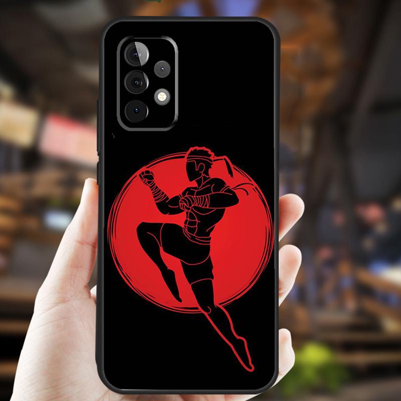 Muay Thai Kampfsport Hülle Für Samsung Galaxy A15 A35 A55 A53 A33 A13 A36 A56 A26 A16 A22 A32 A52 A54 A34 A05 A06