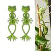 Frog Plant Stand 1/2/5pcs Green Frog Plant Supports Cute Stable Support Plant Climbing Fixture Clip Frog Climbing Branch Planter
