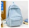 Schoolbag Korean Ins Wind Star Backpack Female Large Capacity Junior High School Student School Bag Leisure Travel Computer Backpack