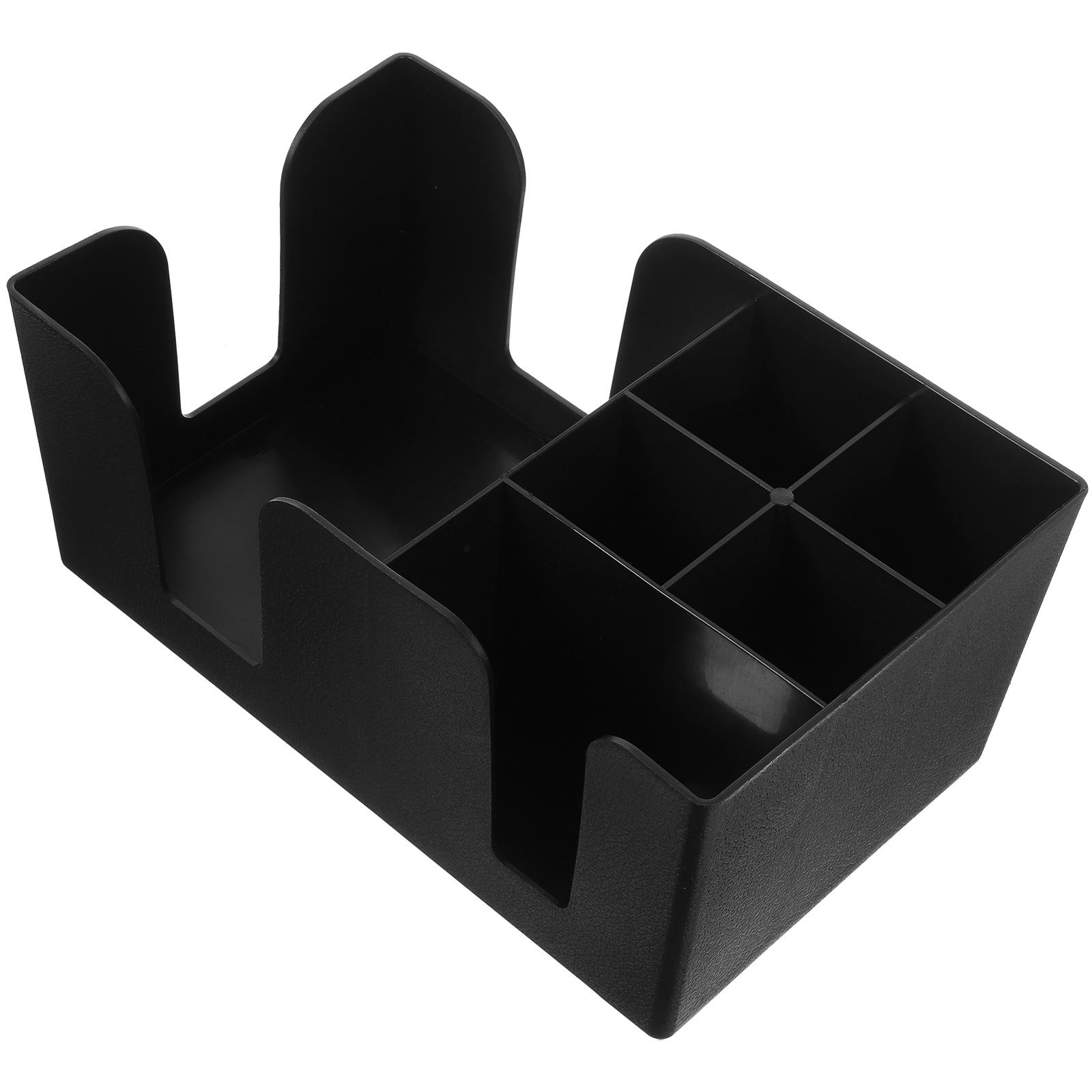 

Коробка для хранения чайных пакетиков Органайзер для отеля Настольный держатель для сахара Принадлежности для кофейного бара Стаканы чёрный