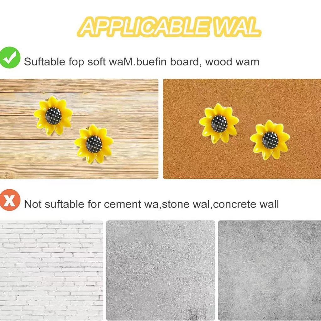 Sunflower Pushpins: Creative DIY Flower Cork Board Thumbtacks