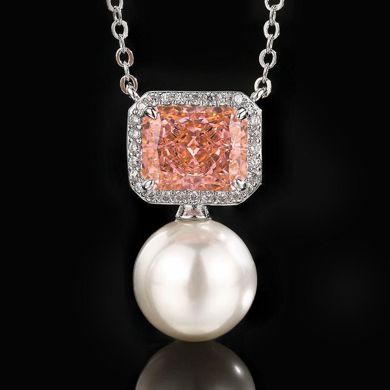 Jewelry Necklaces Pendants High Carbon Diamonds Pearls New Fashion Sense High-end Women's Sweaters Chains Batch Shipment