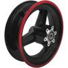 6.5 Inch Aluminum Alloy Wheel Hub Compatible with 10x2.75-6.5 10x2.70-6.5 Tires Or Use 90/65-6.5 85/65-6.5 Tyres Electric Scooter Rim Parts