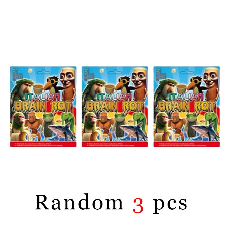 Italian Brainrot AI Animals Tung Tung Tung Sahur Figure Tralalelo Tralala Figurine Doll Toy Desk Decoration Model Ornament Gift