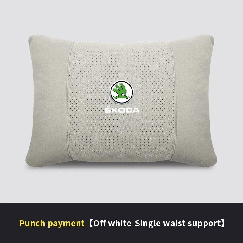 Škoda Octavia Fabia Rapid Superb Karoq Kodiaq Scala Citigo Kamiq Opěrka hlavy do auta Podpora krku Sedadlo Bederní polštář Měkký polštářek na krk