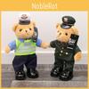 Bear Teddy Police German Shepherd Cute Animal Plush Toy With Rope Collectors For