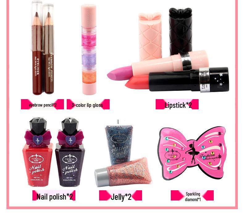 Dollysa Princess Makeup Set for Kids - Dress Up Gift Box for Girls