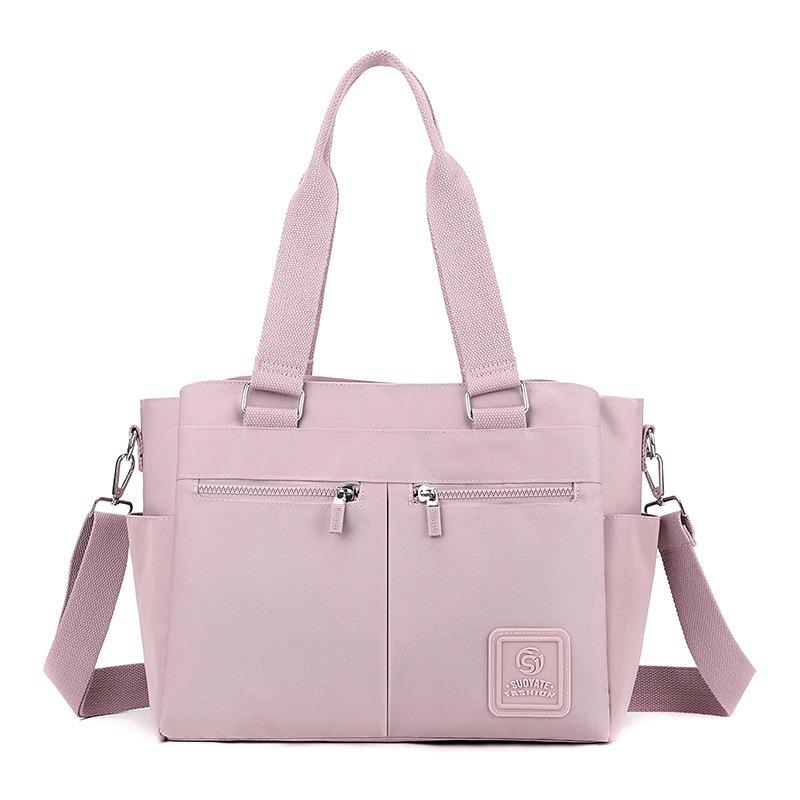 Women's Bag Large Capacity Casual Women's Handbag Simple Nylon Women's Shoulder Bag Tote Mother Bag