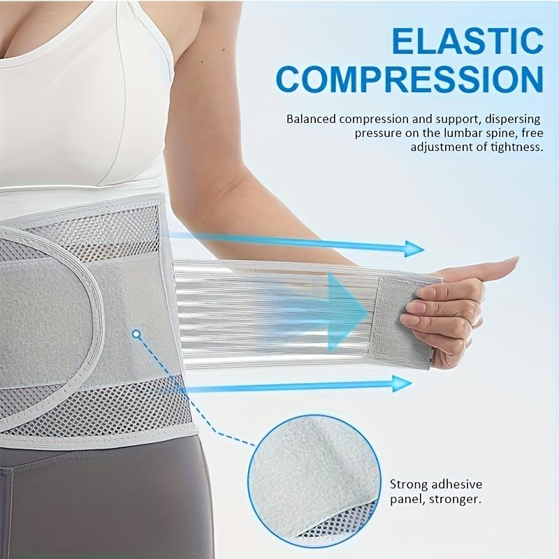 Reinforced Compression Waist Belt With Breathable Mesh Support For Standing Work