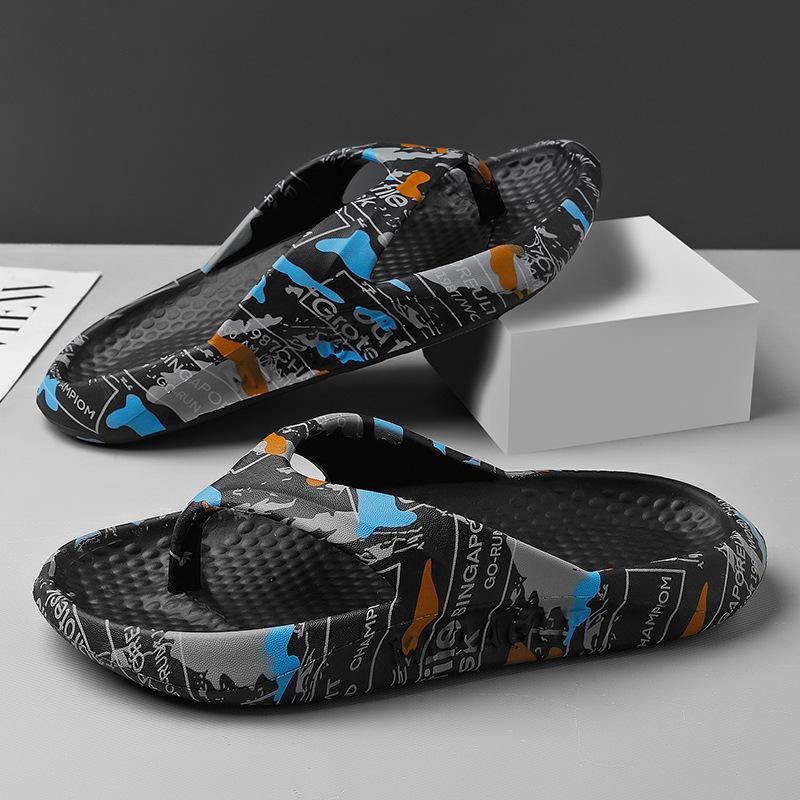 Letní pánské plážové boty Velkoobchod Pánské protiskluzové a oděruvzdorné sandály s měkkou podrážkou Venkovní žabky Venkovní sandály Dámské