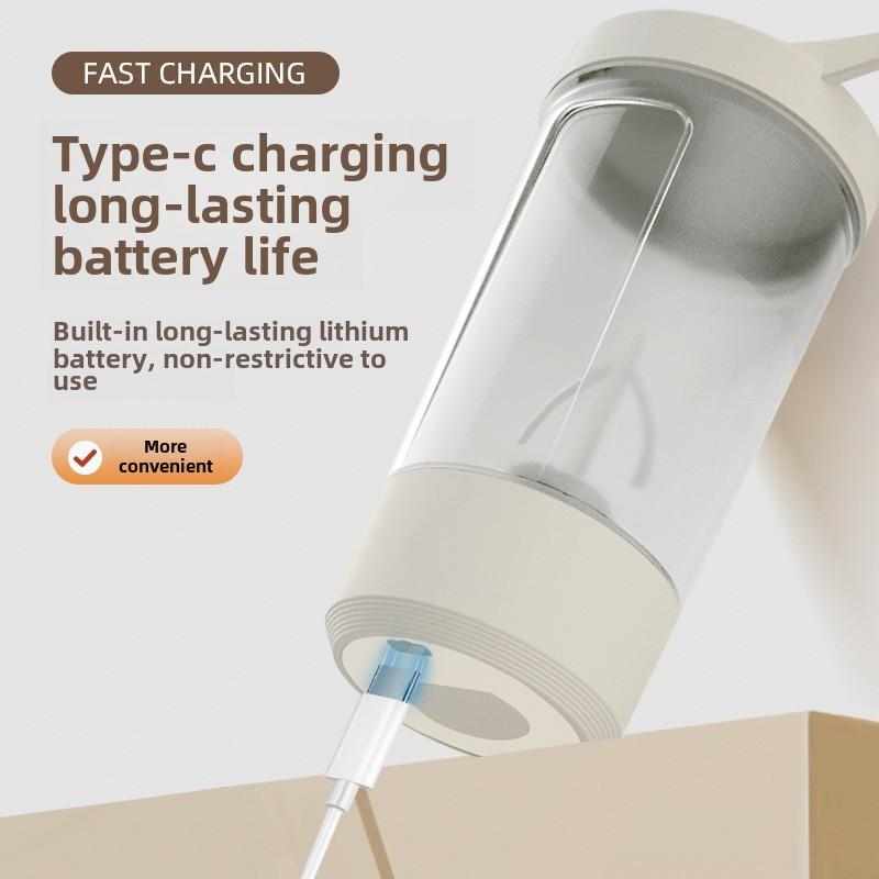 Innovative USB Rechargeable Self-Stirring Shaker Bottle for Protein & Meal Replacement Shakes Mixing on-the-Go Shaker Cup