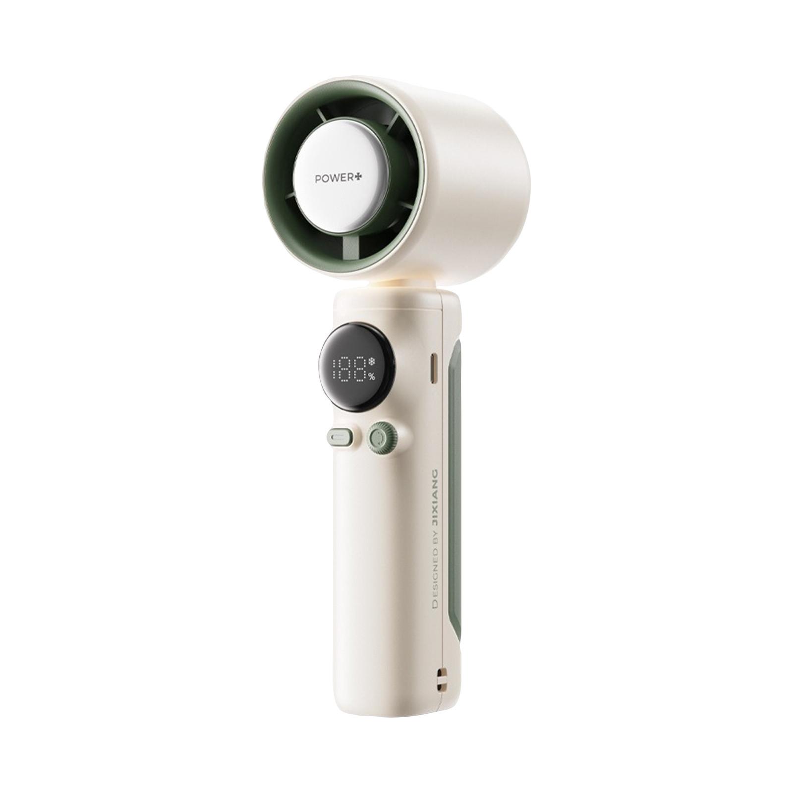 

Ручной электрический вентилятор Портативный вентилятор Подвесной вентилятор Цифровой дисплей Турбинный складной высокоскоростной полупроводниковый ледяной вентилятор