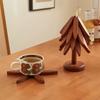 Bamboo Heat-resistant Mat, Suitable for Hot Dishes and Quartz Pots, Tripod Set, 4 Bamboo Placemats, Household Use, Cup Coaster.
