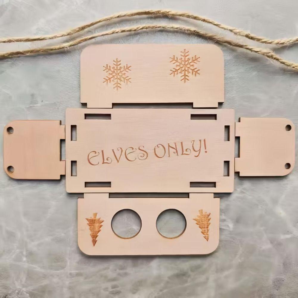 Wood Elves Swing Ornament Elves Only Hanging Decorative Swing Home Decoration