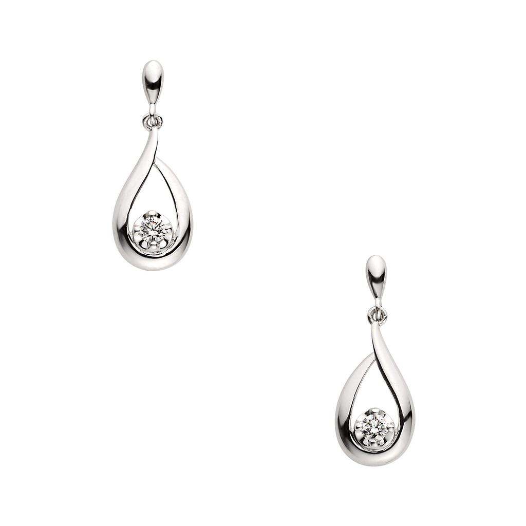 Cercei Platină Diamant Picătură APVA2518 DI [Oficial] [Vendome Aoyama]