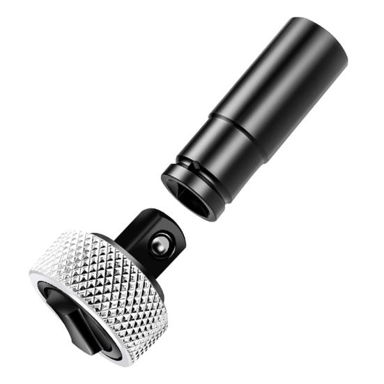 3Pcs Mini Ratchet Handle Durable Construction Wrench Set with Knurled Widely Used Compact Portable