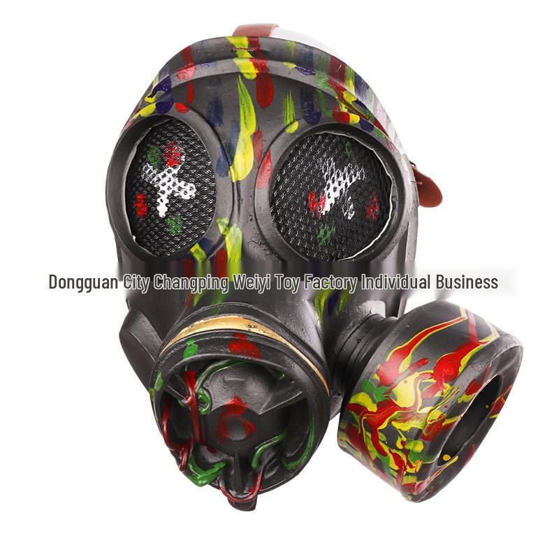 Steampunk Latex Gas Mask for Halloween, Carnival, or Masquerade.