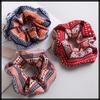 White Fang Scrunchie Hair Hair Hair Hair AZ554 Accessory, Tie, Ornament, Arrangement, Cute, Stylish, Women's, (Blue)