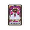 Tarot Cards Enamel Pins The Witch The Nurse Membership Card Reminder Notes Brooches Lapel Badge Fashion Jewelry Gift for Friends