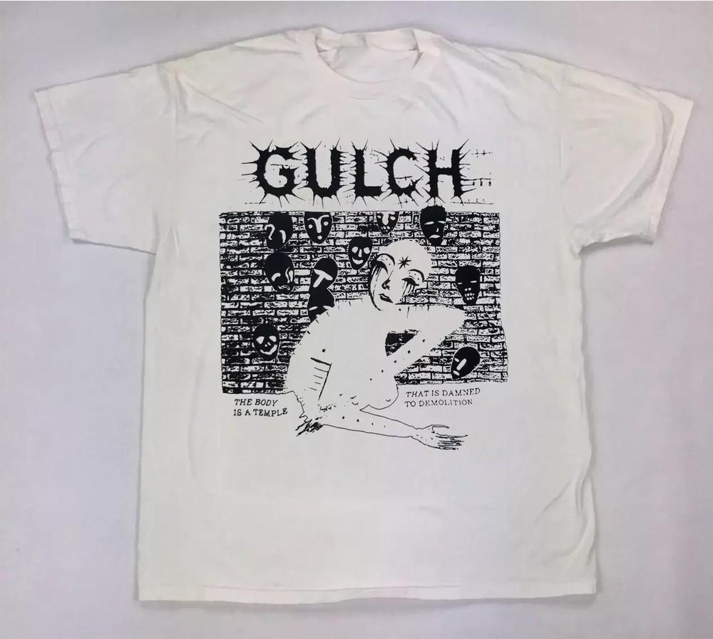 Gulch Band T-Shirt Short Sleeve Cotton White All Size Gift Shirt Unisex T-Shirt XXXXL