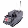 WK2 US Hauptkampfpanzer M26 M12 gepanzertes Fahrzeug Militärisches Sanitätsfahrzeug Schnellboot Kriegsszene Kofferträger Ziegel Spielzeug Jungen Geschenk