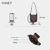 Viney Women's Leather Bucket Crossbody Bag