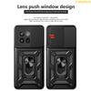 AMORUS Kickstand Case for OnePlus 13R 5G/Ace 5 5G/Ace 5 Pro 5G PC+TPU Phone Cover with Camera Lens Slider