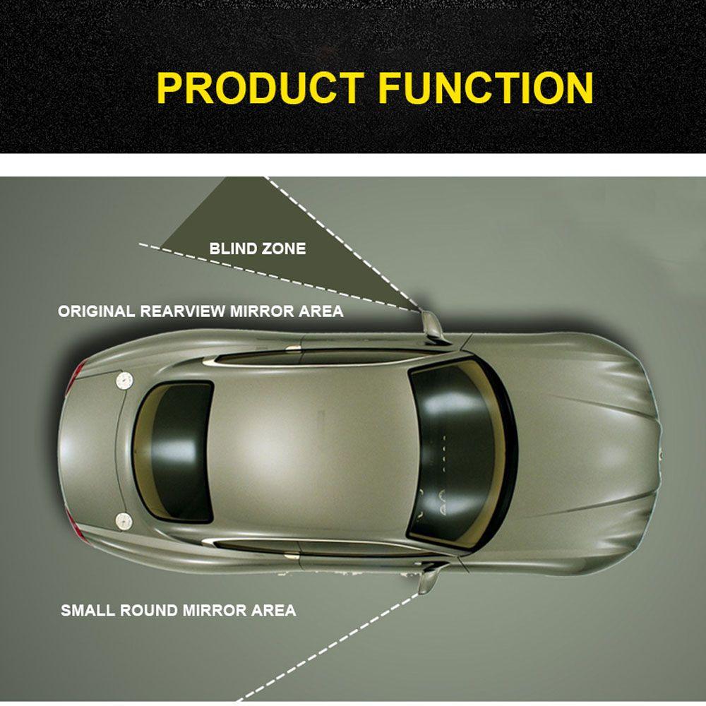 Vehicle Small Auto Side Mirror Blindspot RearView Round Mirror