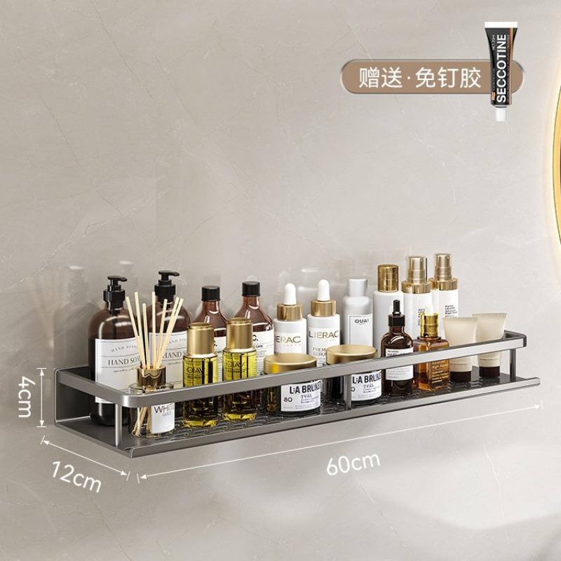 Toilet rack No punching Wash table Light luxury bathroom Wall-mounted toilet Toilet wall storage rack